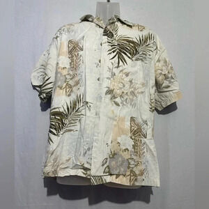 Vintage Tommy Bahama-Style Hawaiian short sleeve Shirt - size- Large